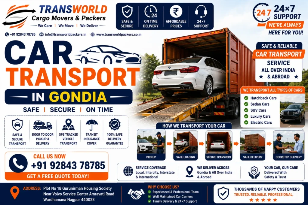 Car Transport in Gondia Car Transportation Services Gondia Car Shifting Services Gondia Vehicle Transport Company Gondia Four Wheeler Transport Gondia Car Carrier Services Gondia Door-to-Door Car Transport Gondia Intercity Car Transport Gondia Interstate Car Transport Gondia Car Relocation Services Gondia Car Moving Company Gondia Vehicle Relocation Experts Gondia Open Car Carrier Gondia Enclosed Car Carrier Services Gondia Safe Car Transportation Gondia Luxury Car Transport Gondia Professional Vehicle Movers Gondia Affordable Car Shifting Gondia Trusted Car Logistics Gondia Secure Automobile Transport Gondia