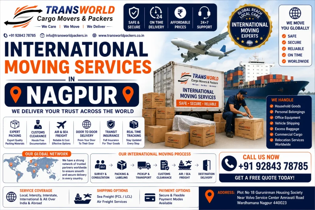 International Packers and Movers Nagpur International Relocation Services Nagpur Overseas Packers and Movers Nagpur Global Moving Company Nagpur International Household Shifting Nagpur Overseas Household Relocation Nagpur International Home Relocation Nagpur International Office Relocation Nagpur International Furniture Shipping Nagpur International Cargo Services Nagpur Overseas Moving Services Nagpur Door-to-Door International Moving Nagpur International Household Goods Shipping Nagpur Sea Freight Moving Services Nagpur Air Freight Relocation Nagpur International Logistics Company Nagpur Customs Clearance Services Nagpur Overseas Relocation Experts Nagpur Global Packers and Movers Nagpur International Moving Company Nagpur