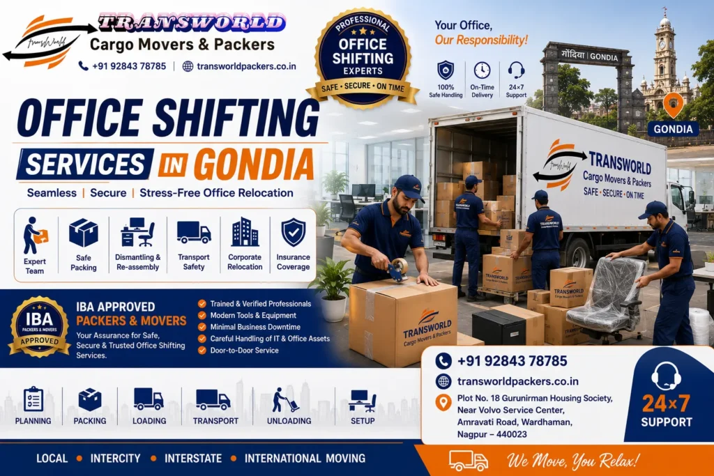 Office Shifting in Gondia Office Relocation Services Gondia Office Moving Company Gondia Commercial Office Shifting Gondia Corporate Relocation Services Gondia Business Office Movers Gondia Professional Office Packers Gondia Office Furniture Shifting Gondia Office Equipment Relocation Gondia IT Office Relocation Gondia Door-to-Door Office Moving Gondia Workspace Relocation Services Gondia Company Office Transfer Gondia Commercial Packing and Moving Gondia Secure Office Relocation Gondia Office Logistics Services Gondia End-to-End Office Shifting Gondia Affordable Office Moving Gondia Trusted Office Movers Gondia Business Relocation Company Gondia