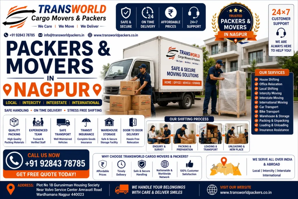 Packers and Movers Nagpur Nagpur Packers and Movers Best Packers and Movers Nagpur Professional Packers and Movers Nagpur Trusted Packers and Movers Nagpur Affordable Packers and Movers Nagpur Local Packers and Movers Nagpur Home and Office Relocation Nagpur Residential Packers Nagpur Commercial Shifting Services Nagpur Complete Packing and Moving Nagpur Door-to-Door Packers and Movers Nagpur Household Goods Relocation Nagpur Office Moving Company Nagpur Furniture Packing and Moving Nagpur Domestic Relocation Services Nagpur Interstate Packers and Movers Nagpur All India Packers and Movers Nagpur Safe and Secure Moving Services Nagpur Reliable Relocation Company Nagpur